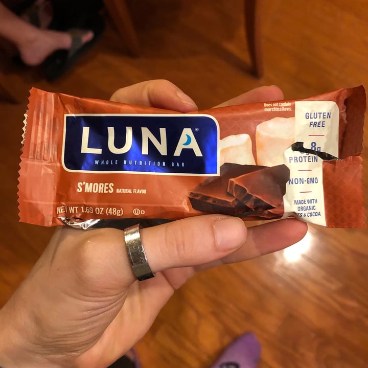 photo of Clif Bar S’mores Luna Bar shared by @samsearles on  23 Sep 2020 - review