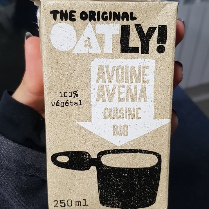 photo of Oatly Avoine Avena Cuisine Bio shared by @safariveg on  20 Jan 2021 - review
