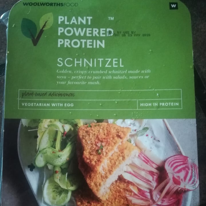 photo of Woolworths Food Plant powered protein schnitzel shared by @zandri on  30 May 2020 - review