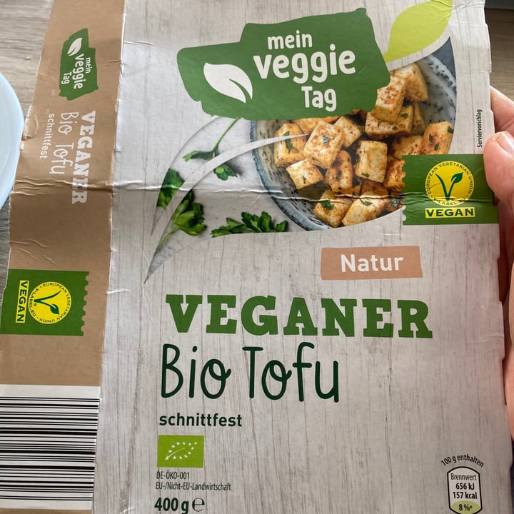 photo of Mein Veggie Tag Bio tofu Natur shared by @abi88 on  13 Aug 2021 - review