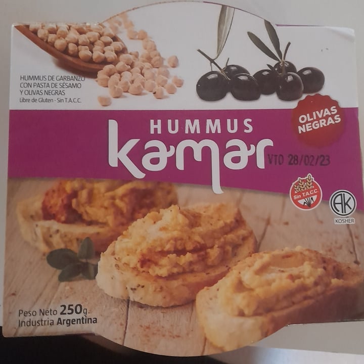 photo of Hummus Kamar Hummus con Olivas negras shared by @rochyalmendra on  09 Nov 2022 - review