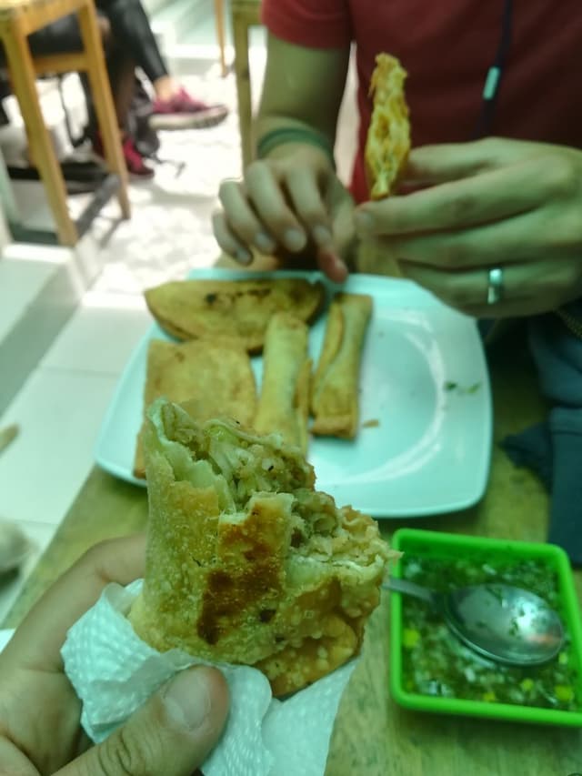 Photo of the dish “Empanada de arroz y vegetales”