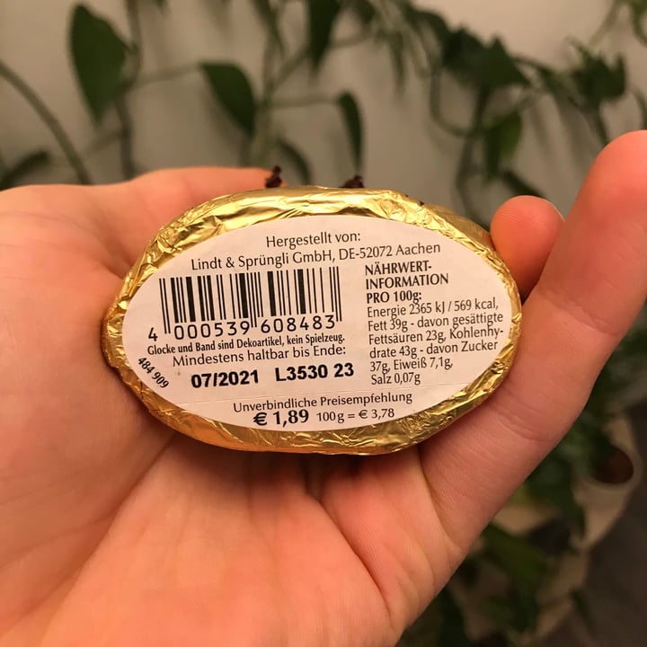 photo of Lindt Gold Bunny Dark Chocolate  shared by @david- on  18 Mar 2021 - review
