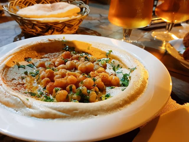 Foto do prato “Hummus Clásico”