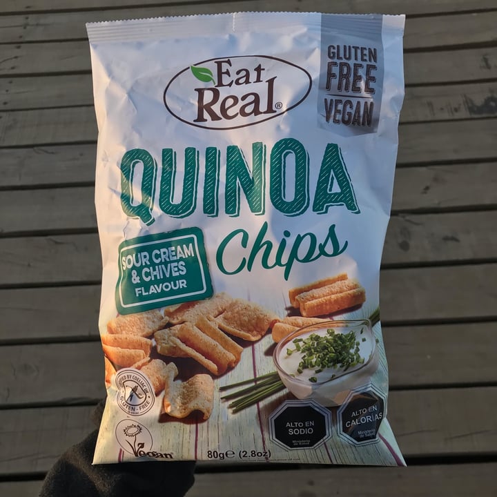 photo of Eat Real quinoa sour cream chives shared by @connni on  14 Feb 2022 - review