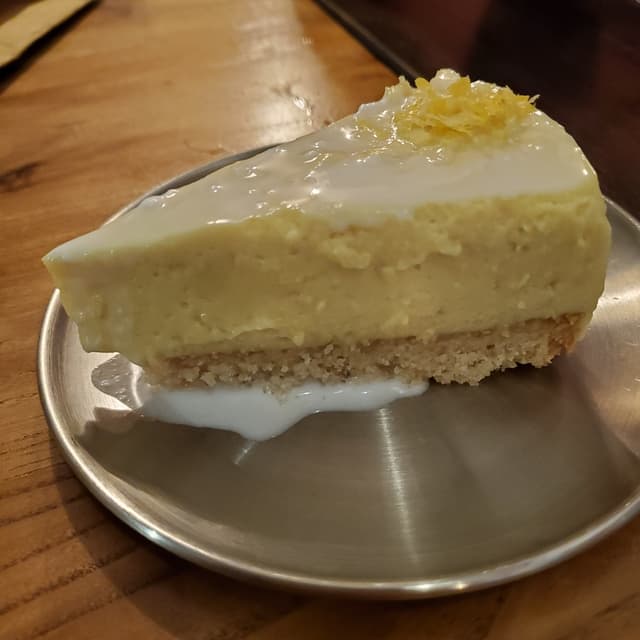 Photo of the dish “Vegan Coconut Lemon Pie 純素椰子檸檬批”
