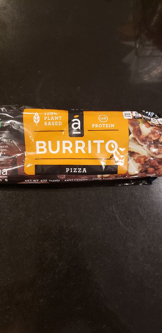 photo of Alpha Foods Pizza Burrito shared by @ambularfortheanimals on  17 Jul 2019 - review