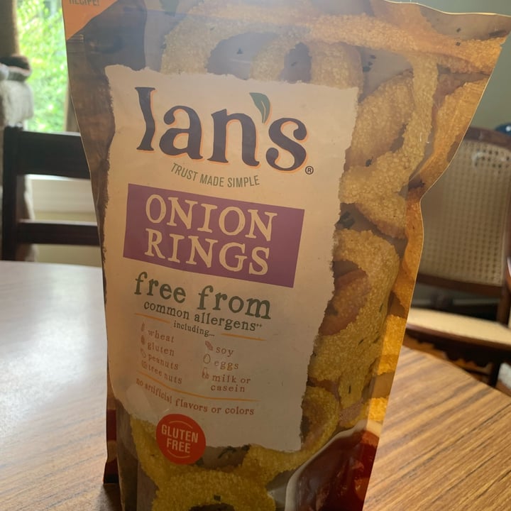 photo of Ian’s Gluten free onion rings shared by @allhess on  10 Jul 2022 - review