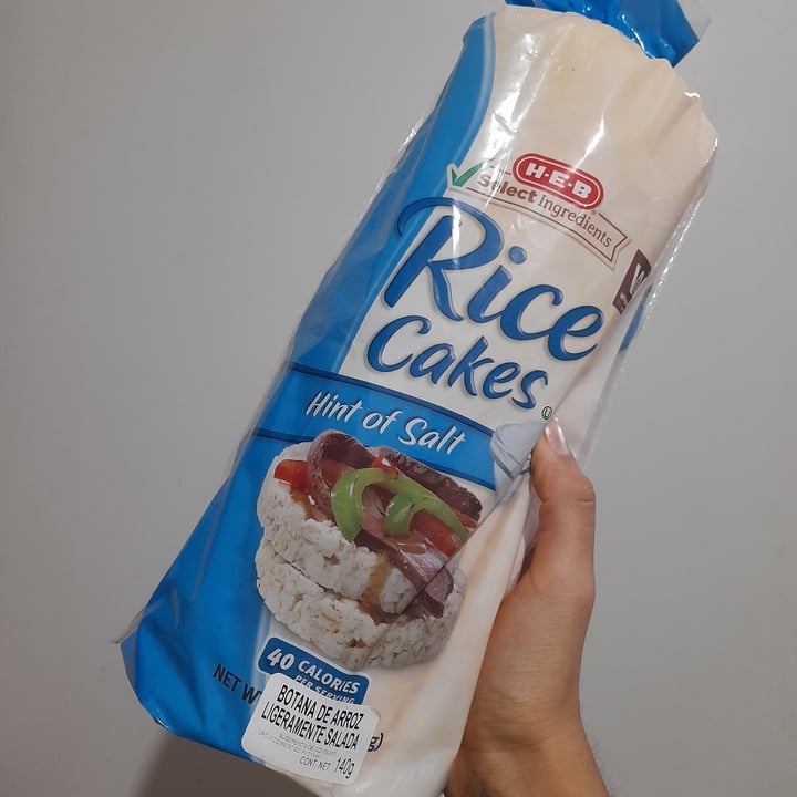 photo of HEB Organics Rice cakes natural shared by @jossiemdzz on  12 Oct 2021 - review