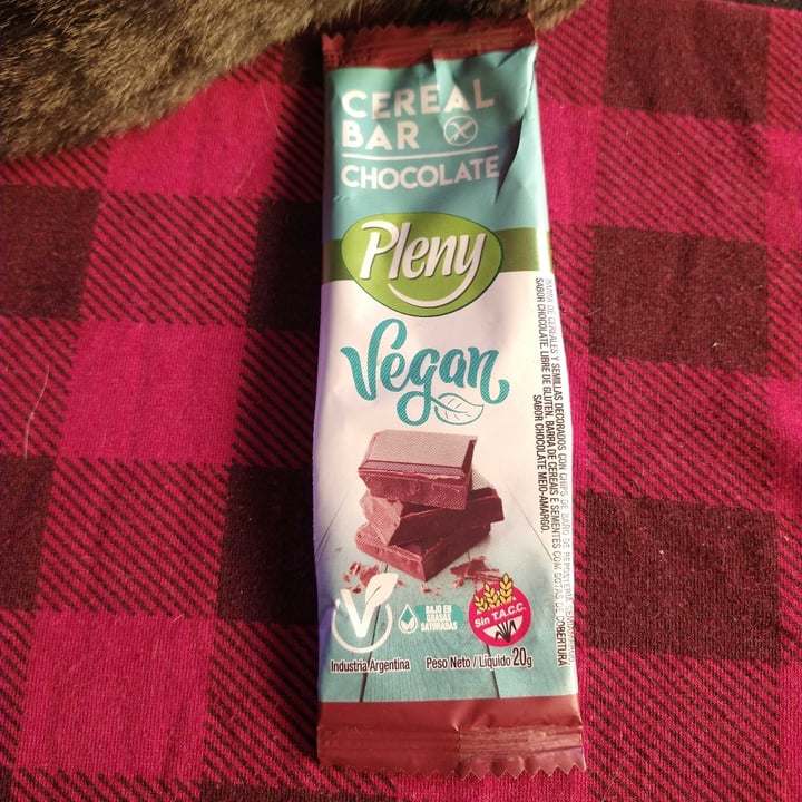photo of Pleny Barra De Cereal Con Chocolate shared by @mateovegano on  15 Apr 2021 - review