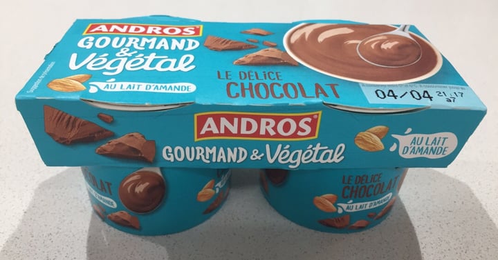 photo of Andros Cremoso de almendra y chocolate shared by @nazare on  28 Mar 2020 - review