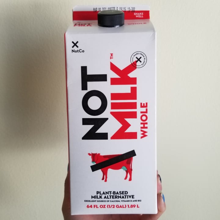 photo of NotCo Not Milk Whole shared by @tracyrocks on  03 Mar 2021 - review