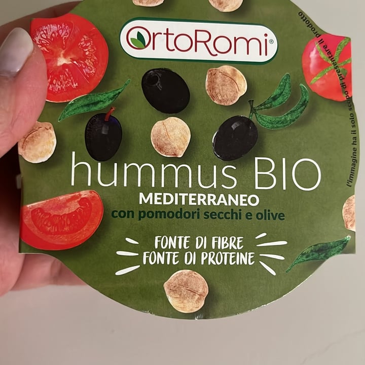 photo of Ortoromi Hummus mediterraneo shared by @lucia2510 on  17 Nov 2022 - review