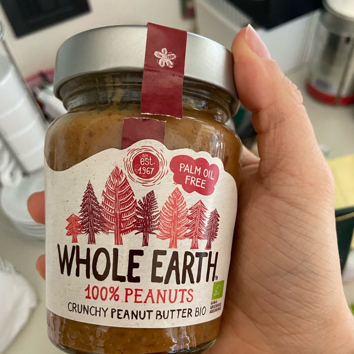 photo of Whole heart Crunchy organic peanut butter shared by @frasalvetti on  13 Apr 2022 - review