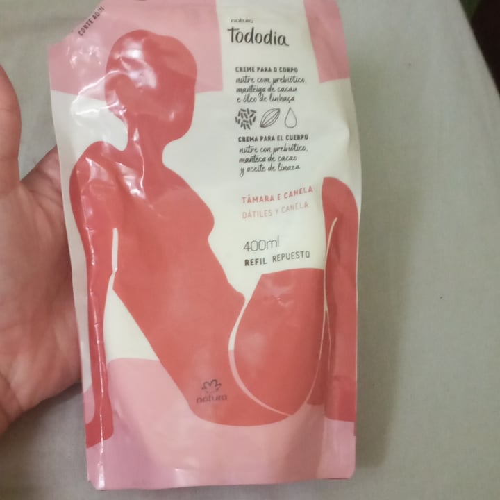 photo of Natura Creme corporal tâmara e canela shared by @redbone on  29 Dec 2021 - review