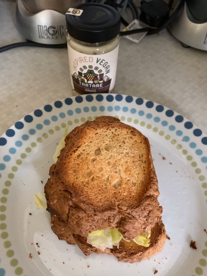 review photo of Get the V Feeling Breaded Fishless Steak Get The V Feeling Breaded Fishless Steaks shared by @vegangenie on 31 Mar 2020 - review