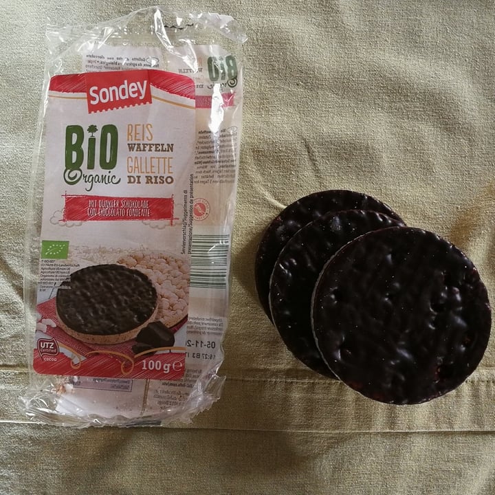 photo of Sondey Bio gallette di riso con cioccolato fondente shared by @haruchan on  03 Dec 2021 - review