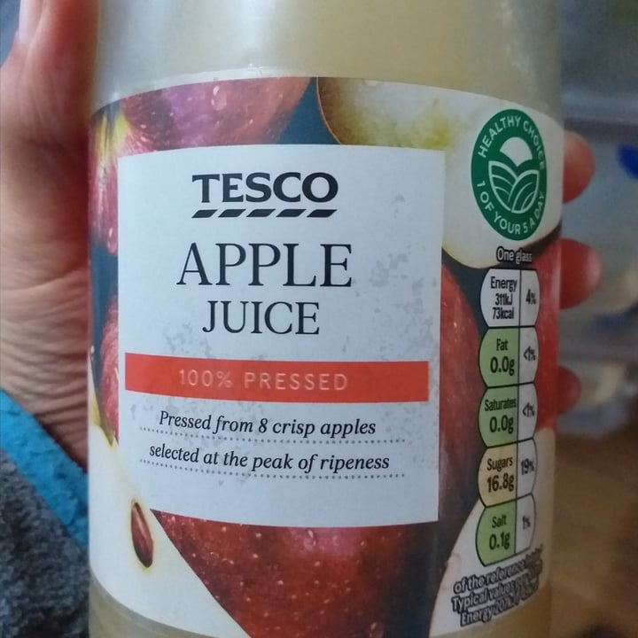 photo of Tesco Apple juice 100% pressed shared by @jk13 on  26 Aug 2022 - review