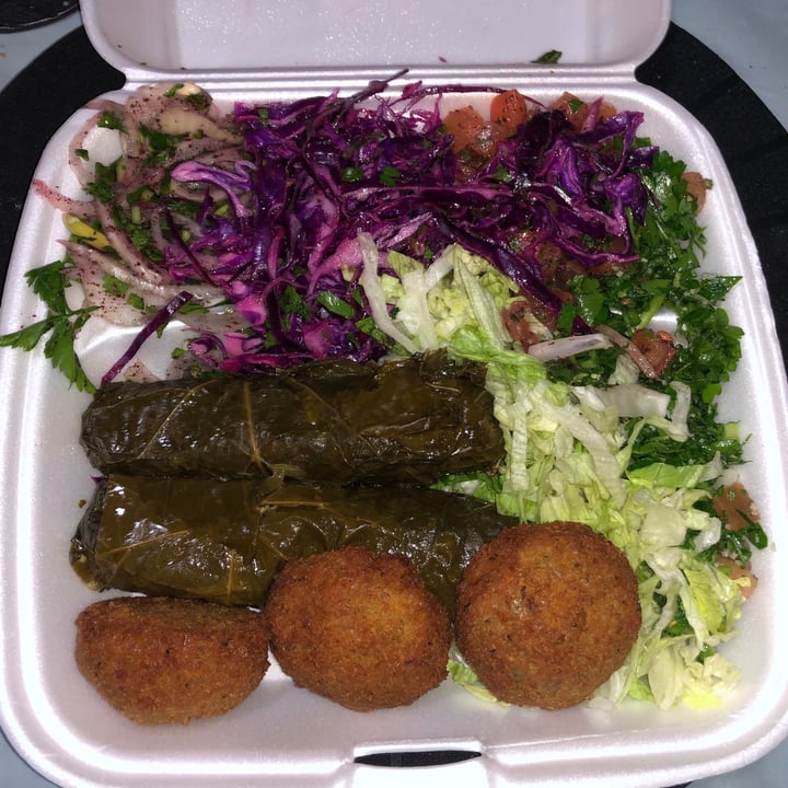 photo of Fully Tabooly Kebab Stop Vegetarian Doner Kebab’s plate shared by @cristina4 on  20 Jun 2021 - review