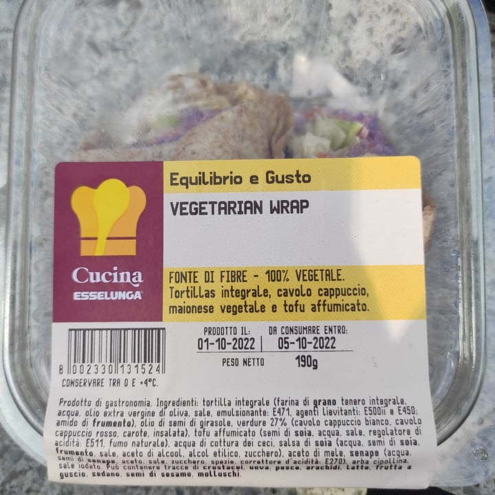 review photo of Esselunga Vegetarian wraps shared by @souf on 03 Oct 2022 - review