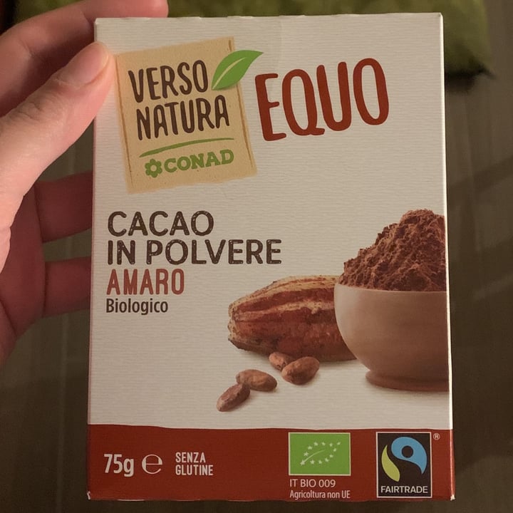 photo of Verso Natura Conad Veg Cacao in polvere amaro shared by @verdian on  29 Apr 2022 - review