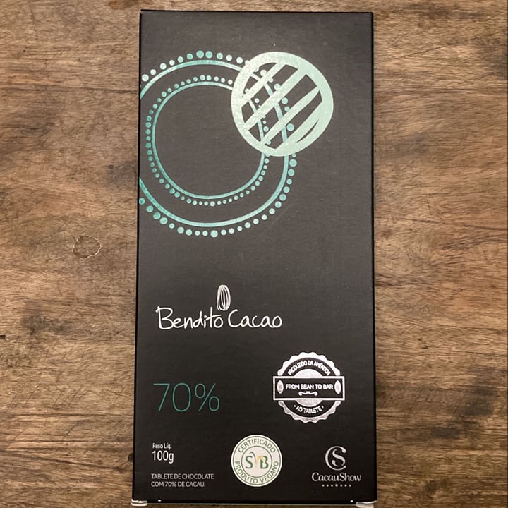 photo of Bendito Cacao Bendito Cacau 70% shared by @rafacanto01 on  04 Jul 2022 - review