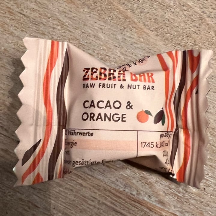 photo of Zebra Bar Cacao & Orange shared by @holly808 on  03 Dec 2022 - review