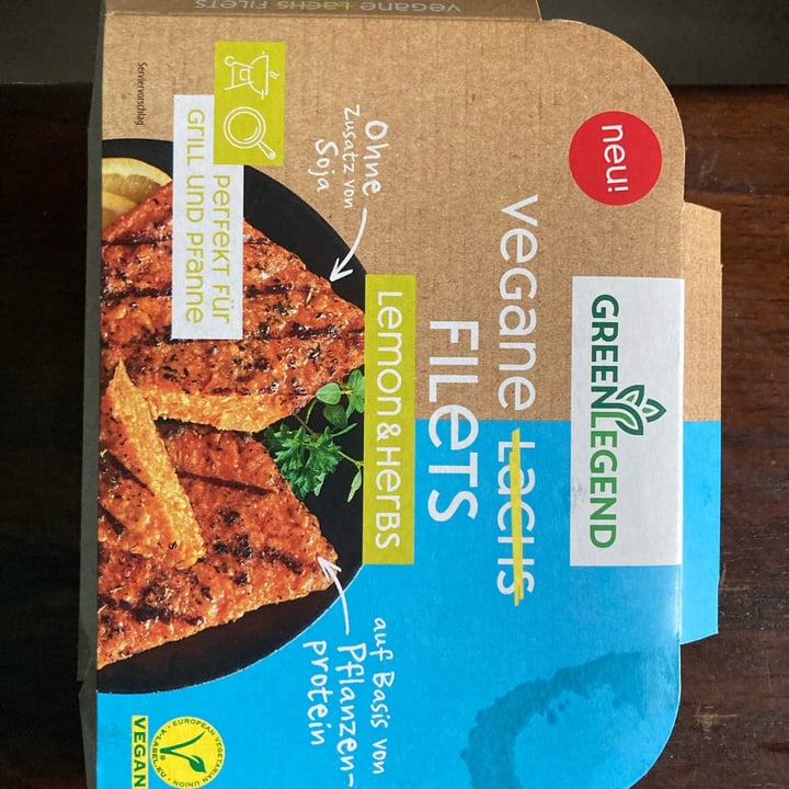 photo of Green Legend vegane filet lemon & herbs shared by @lebe on  02 Oct 2022 - review