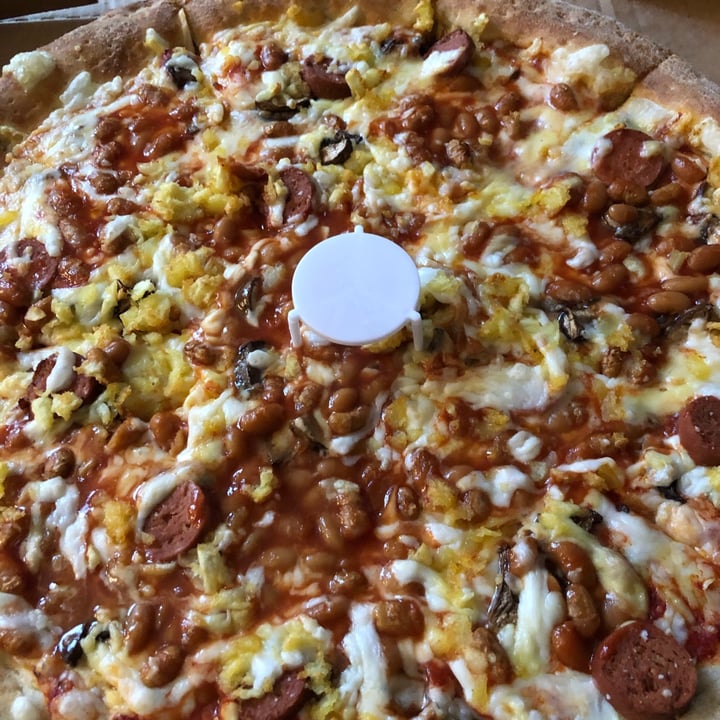 photo of Papa John's Pizza Vegan Sheese Breakfast Pizza shared by @berry-vegan on  12 Sep 2020 - review