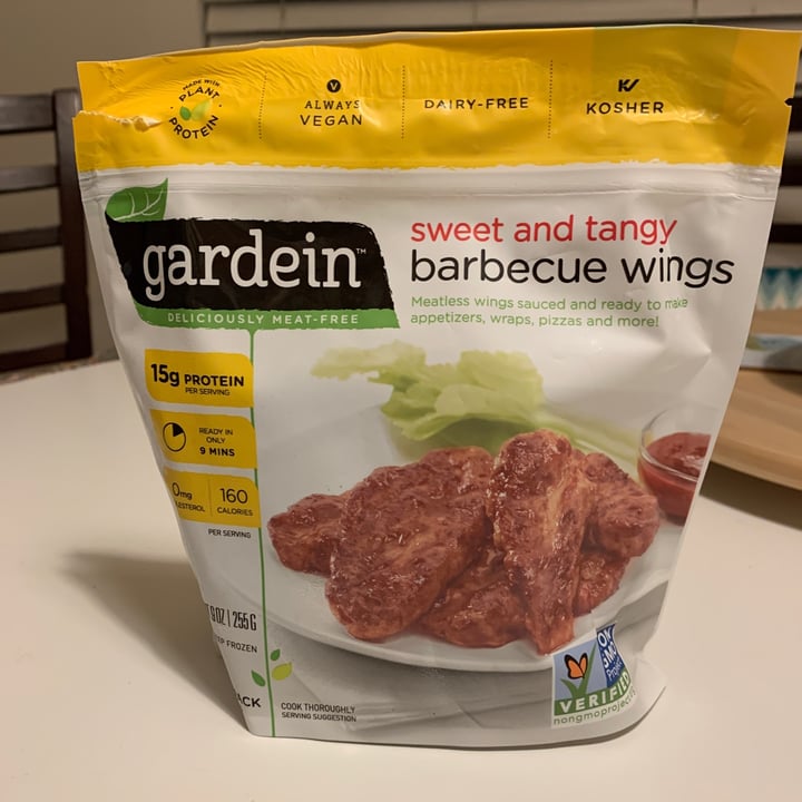 photo of Gardein Sweet and Tangy Barbecue Wings shared by @sandyvilletti on  06 Feb 2021 - review