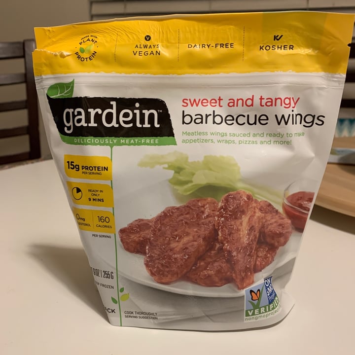 review photo of Gardein Sweet and Tangy Barbecue Wings shared by @sandyvilletti on 06 Feb 2021 - review