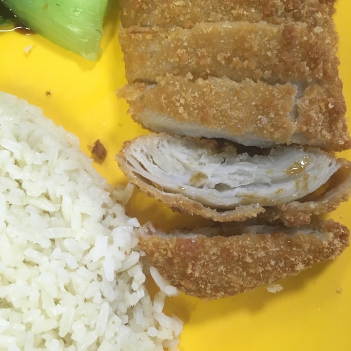 photo of Bodhi Deli 菩提斋 Chicken cutlet rice shared by @vegarolyn on  27 Oct 2020 - review