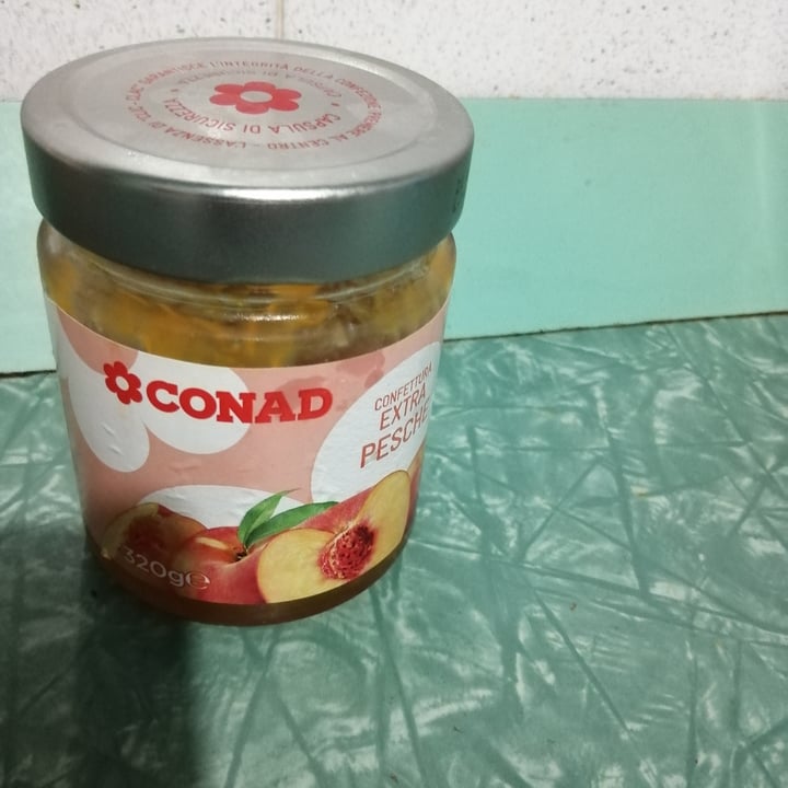 photo of Conad confettura pesche shared by @futureveg on  10 May 2022 - review