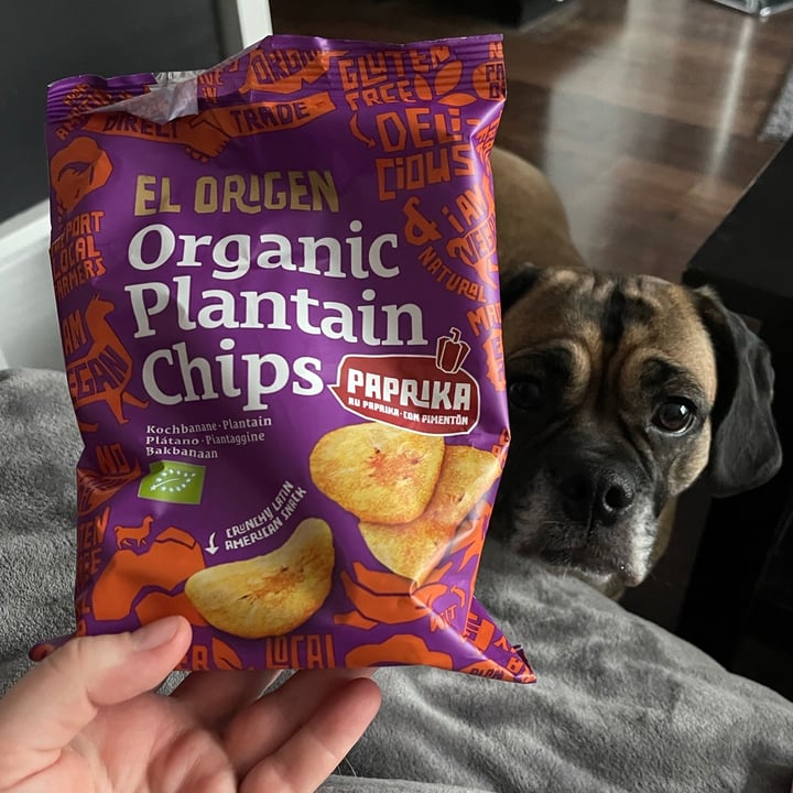 photo of El Origen Organic Plantain Chips - Paprika shared by @anneeinhorn on  05 Mar 2021 - review