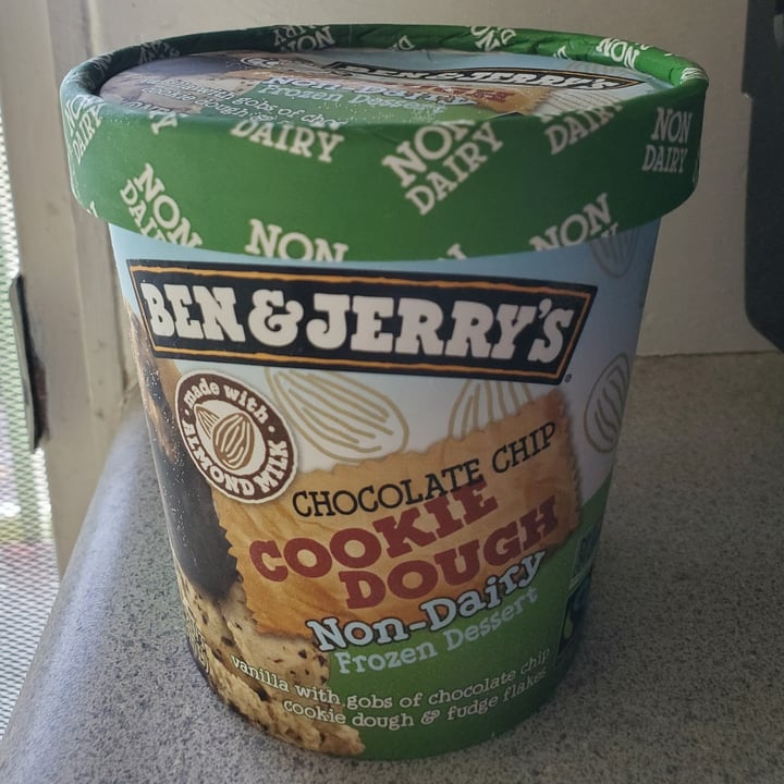 photo of Ben & Jerry's Chocolate Chip Cookie Dough Non-Dairy Frozen Dessert shared by @ella-the-pig on  26 May 2022 - review
