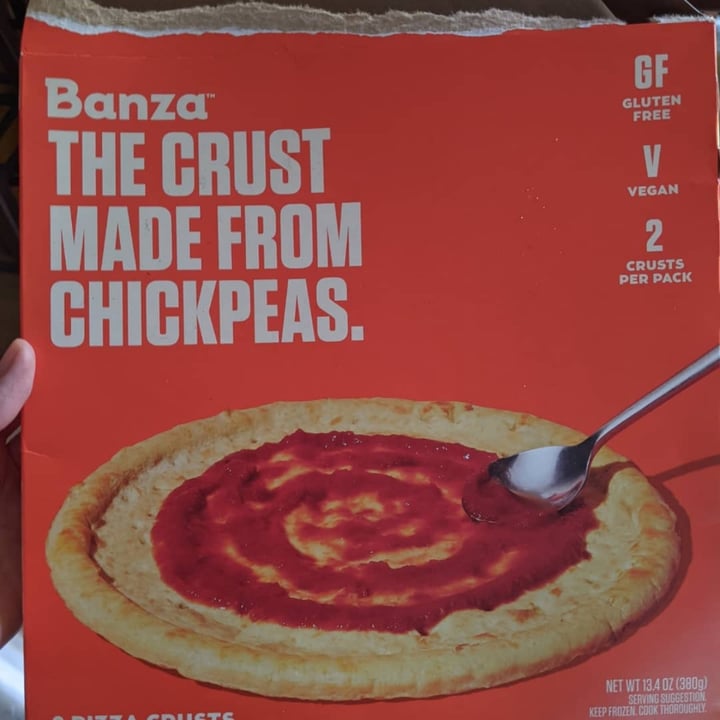 photo of Banza Pizza crust made from chickpeas shared by @capturedbybrooke on  02 Nov 2021 - review