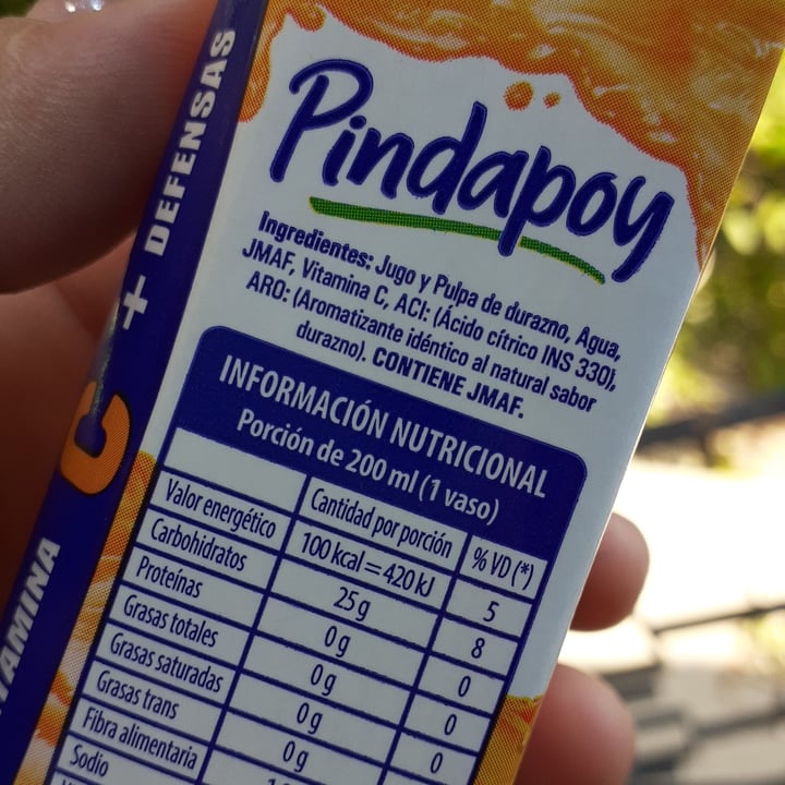 review photo of manaos Jugo Pindapoy Sabor Durazno shared by @nomadatrecw on 23 Oct 2021 - review