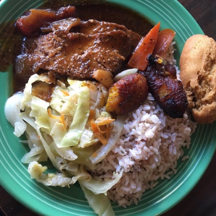 review photo of Reggae Shack Cafe Vegan Steak Dish & Festivals shared by @everan01 on 06 May 2020 - review