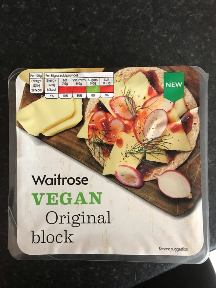 photo of Waitrose Original Block shared by @amyrowlou on  21 Sep 2019 - review