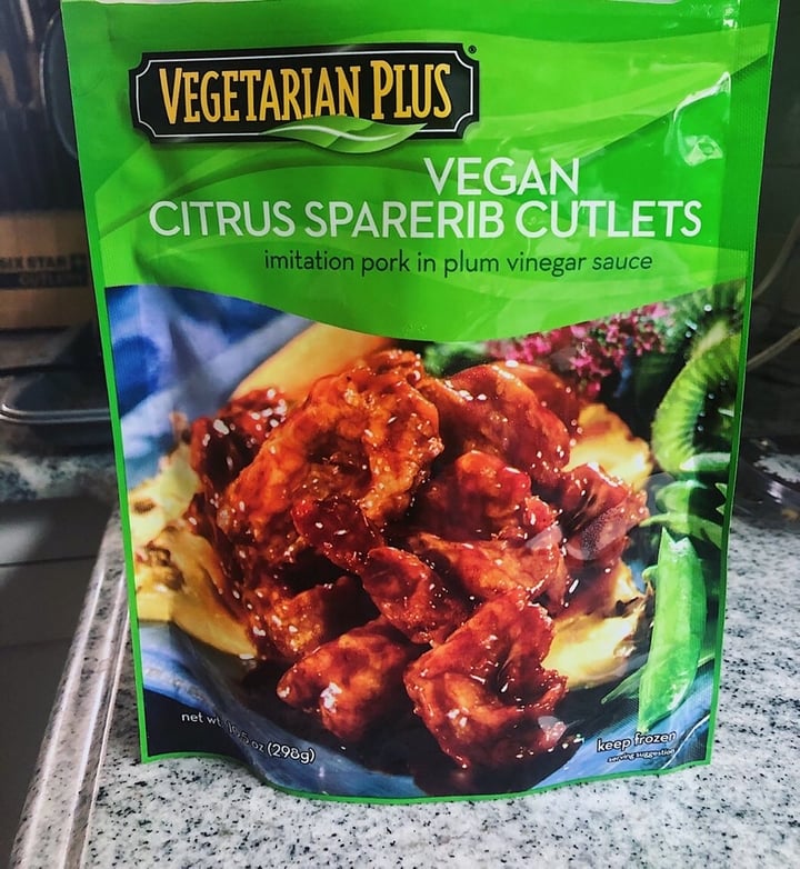 photo of Vegetarian Plus Vegan Citrus Sparerib Cutlets shared by @carefreeveg on  14 Jan 2020 - review