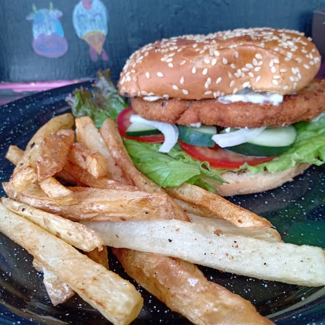 Photo of the dish “Hamburguesa Crispy no Chik'n”