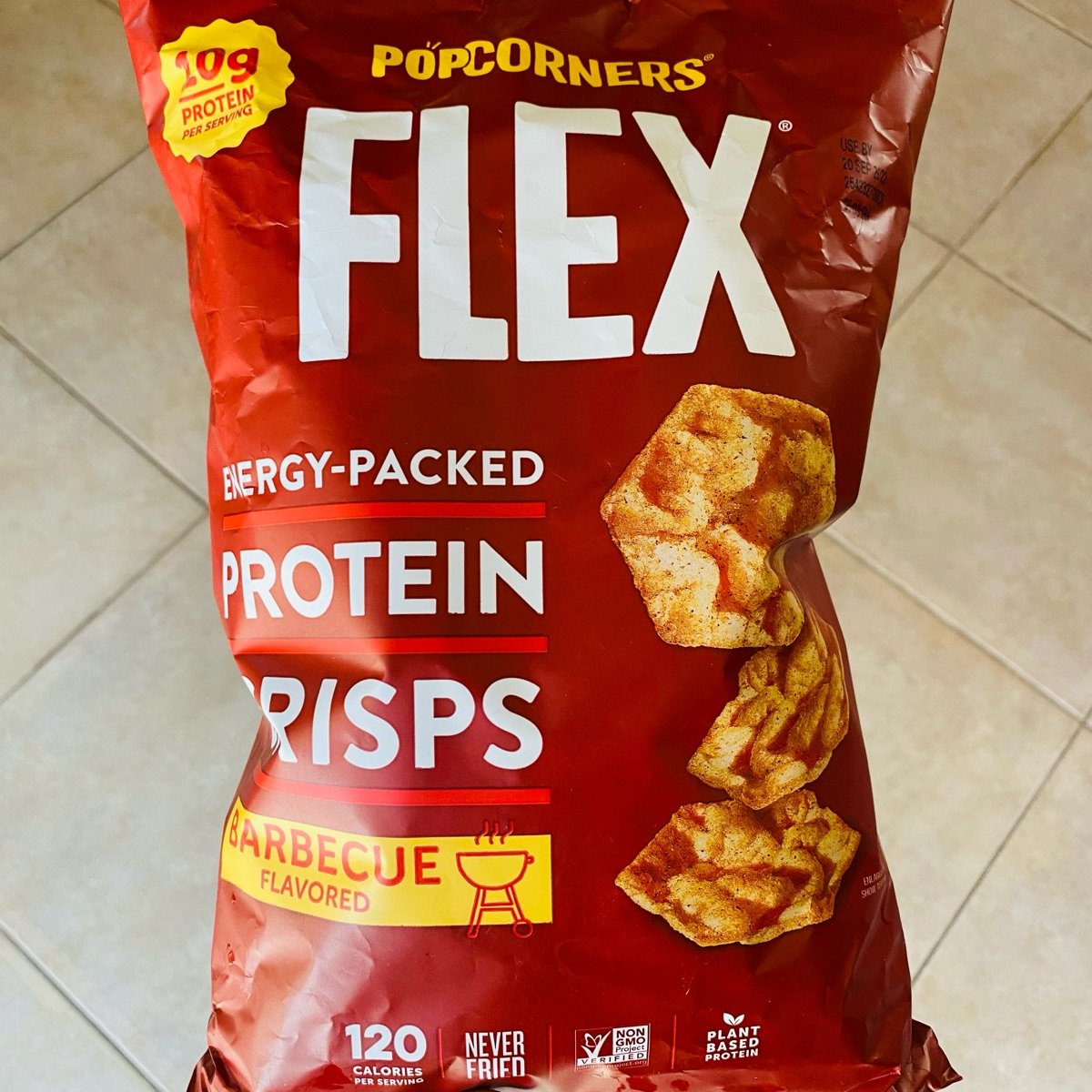 PopCorners popcorners flex protein crisps BBQ flavour Review | abillion