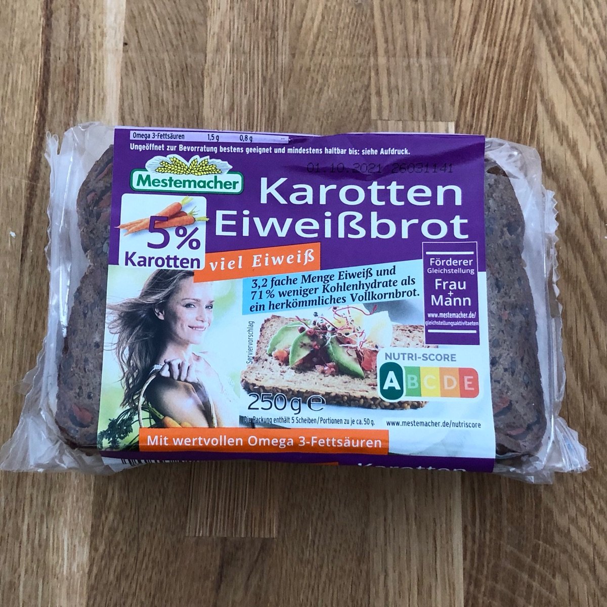 Karotten Eiweißbrot from Mestemacher - Vegan Product Reviews &amp; Ratings ...