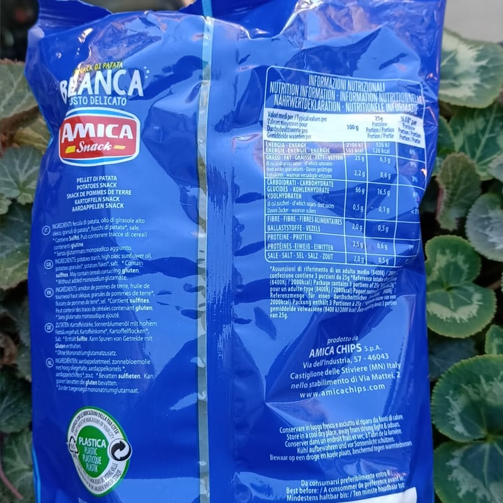 photo of Amica Chips Blanca gusto Delicato shared by @silvanamincuzzi on  08 Nov 2021 - review