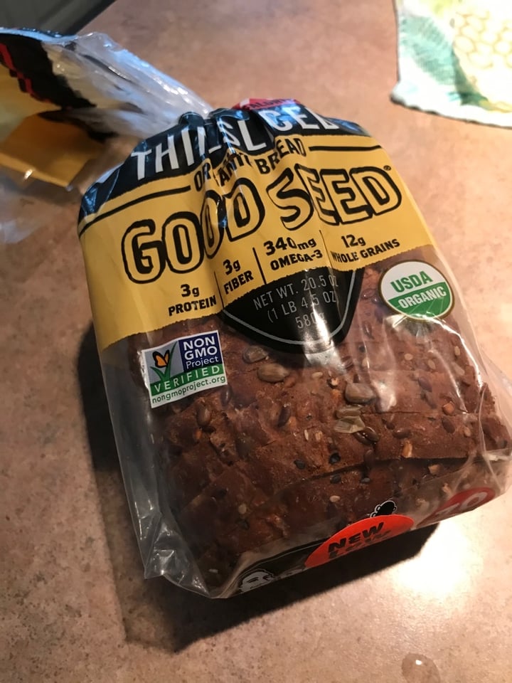 photo of Dave's Killer Bread Thin-Sliced Good Seed shared by @curvycarbivore on  18 Dec 2019 - review