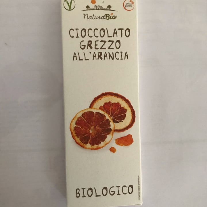 photo of NaturaBio Cioccolato Grezzo All'arancia shared by @andy94 on  07 Nov 2022 - review