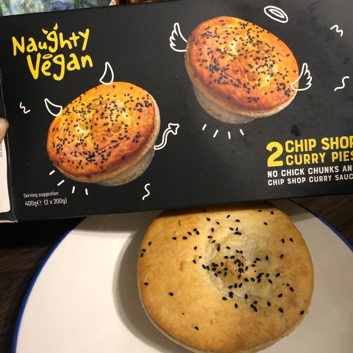 photo of Naughty Vegan Chip Shop Curry Pies shared by @katherinerawl on  05 Nov 2022 - review