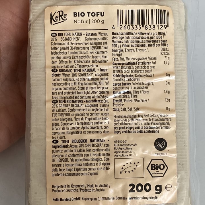 review photo of Koro Bio Tofu shared by @sanrad on 04 Nov 2022 - review
