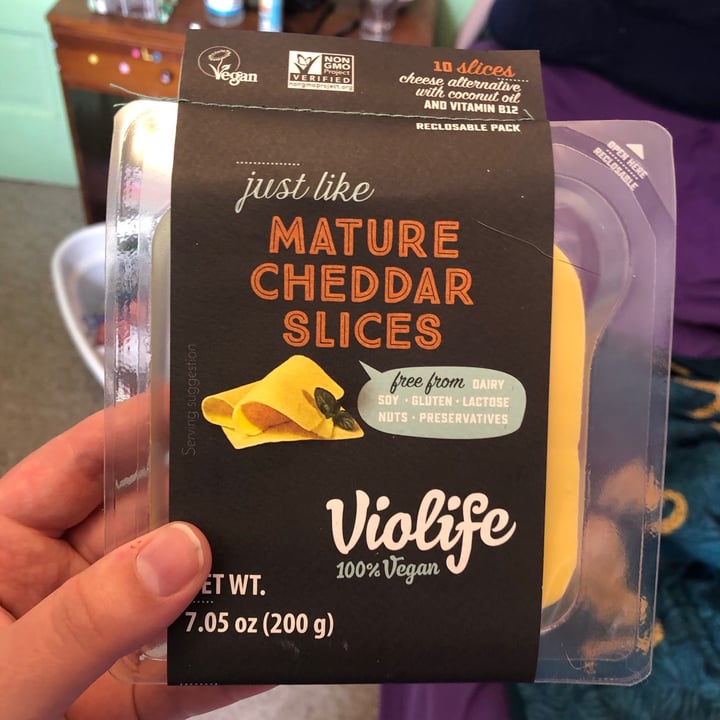 photo of Violife Mature Cheddar Slices shared by @taylor56 on  17 Sep 2021 - review