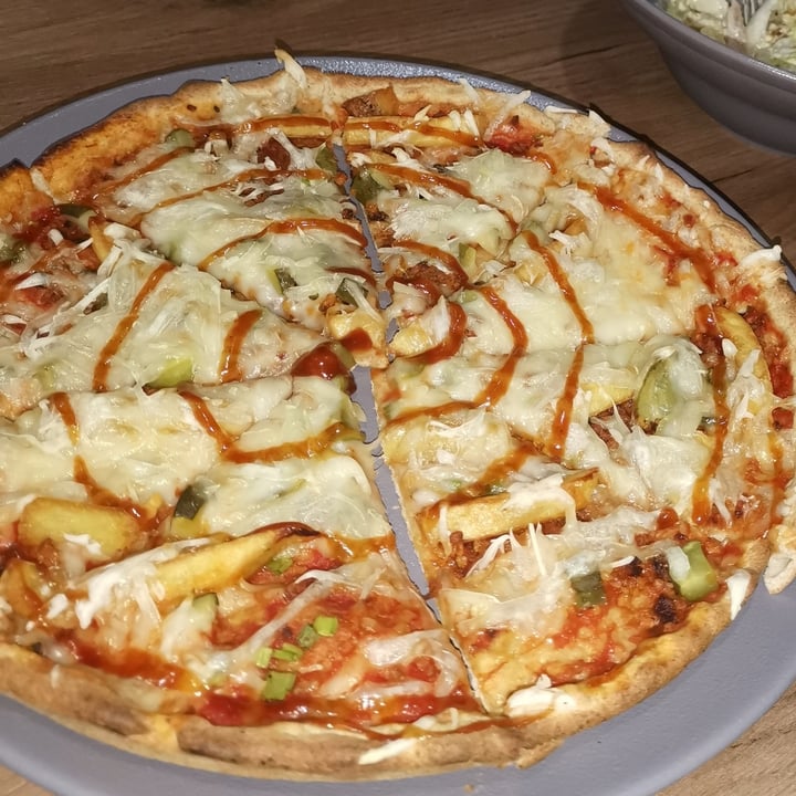 photo of Vege Joy Pizza & Burger American Vege Burger Pizza shared by @penny10 on  18 Feb 2022 - review